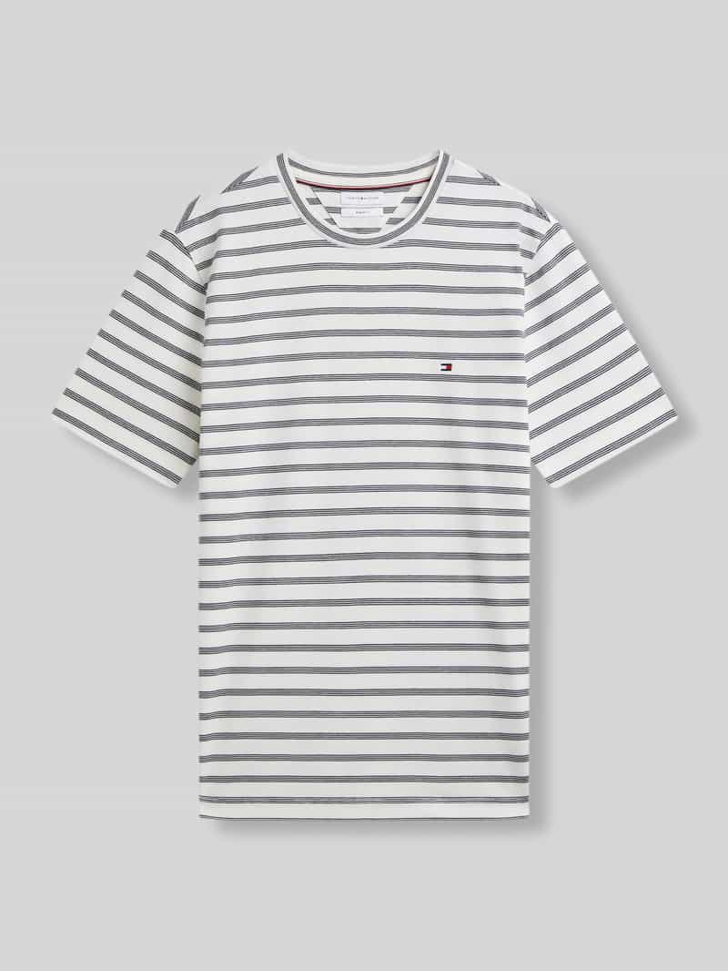 T-shirt met logodetail