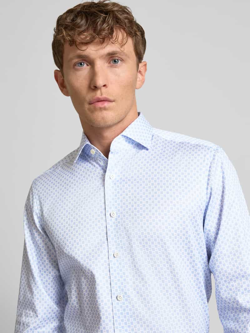 OLYMP SIGNATURE SLIM FIT Regular fit zakelijk overhemd met kentkraag model 'Savio'