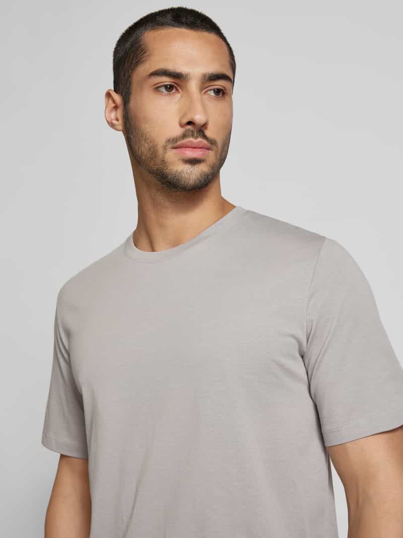 jack & jones T-shirt met labeldetail model 'ORGANIC'