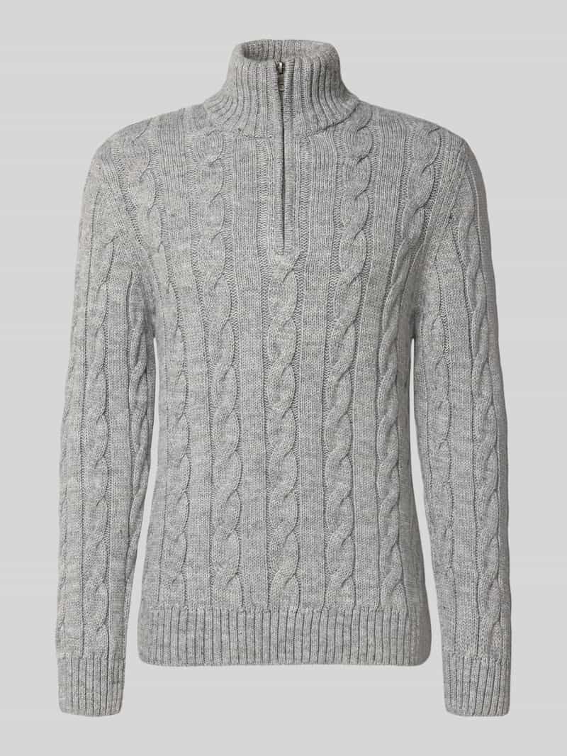 Superdry Gebreide pullover met ribboorden