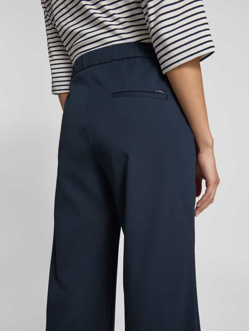 BRAX Wide leg stoffen broek met elastische band model 'Style.Maine'