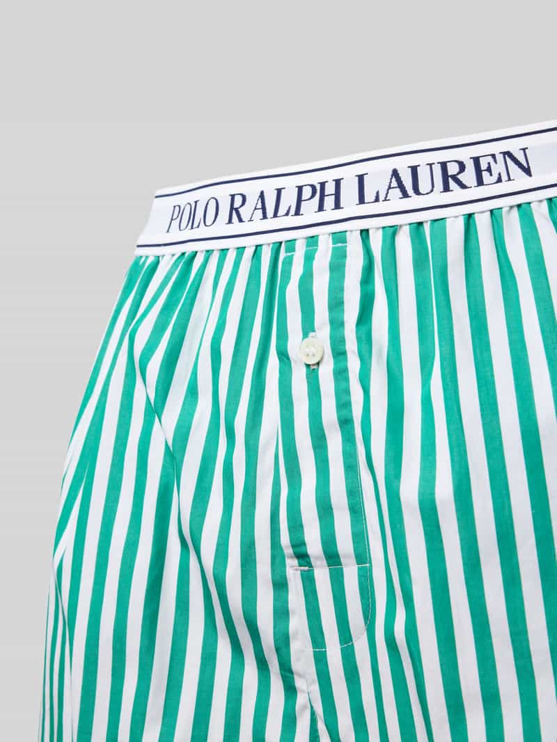 Polo Ralph Lauren Regular fit korte pyjamabroek met elastische band met label