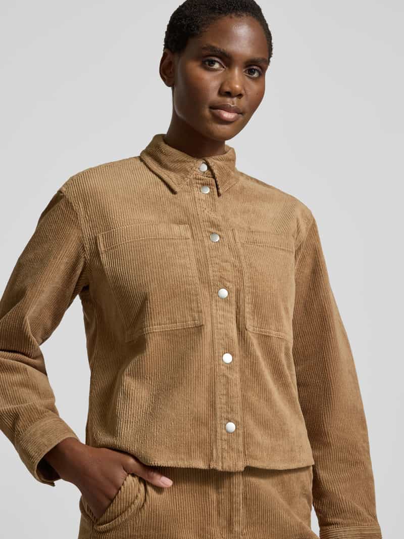 MSCH Copenhagen Overhemdblouse met drukknoopsluiting model 'Arcelle'
