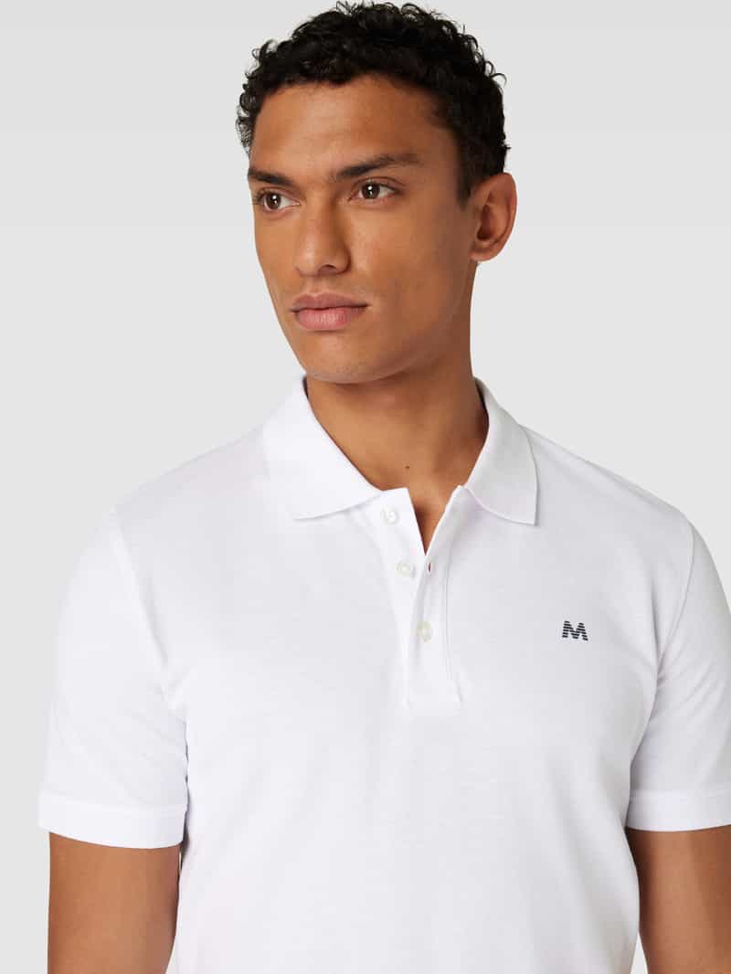 Matinique Poloshirt met labeldetail model 'MApoleo'