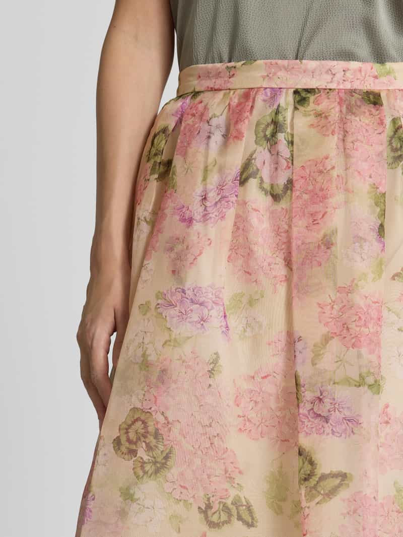 Max Mara Studio Maxirok met stolpplooien model 'AUTORE'