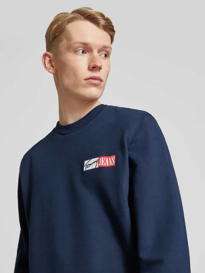 Tommy Jeans Sweatshirt met labelprint