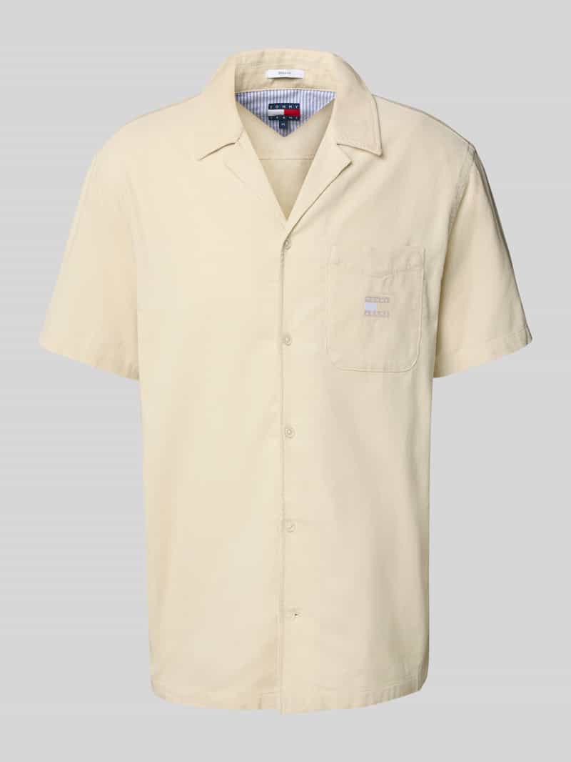 Tommy Jeans Regular fit corduroy overhemd van puur katoen