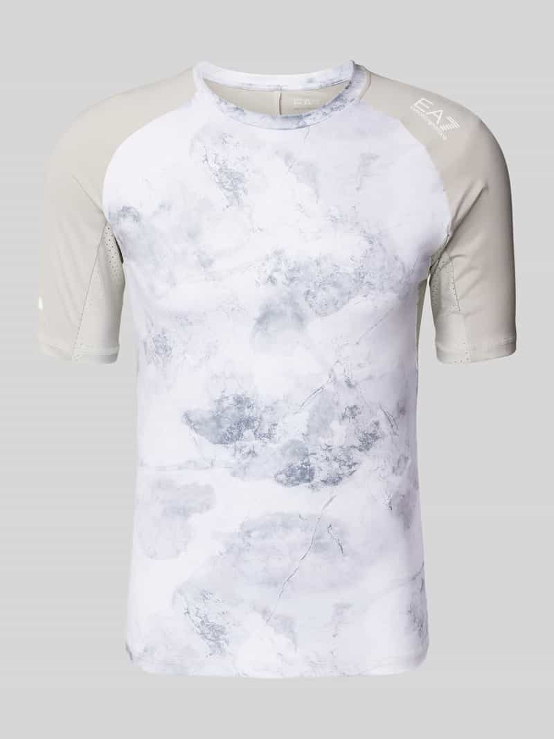 EA7 Emporio Armani T-shirt met labelprint model 'VIGOR'