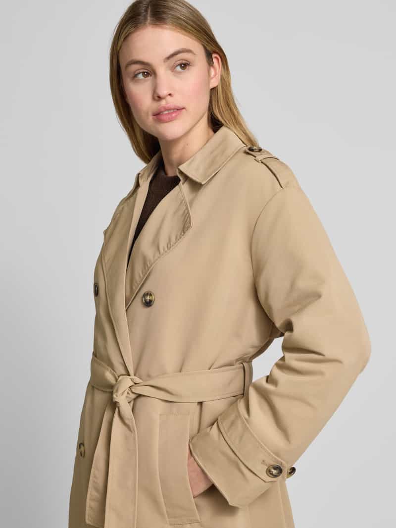 Vero Moda Regular fit trenchcoats met reverskraag model 'CHLOE'