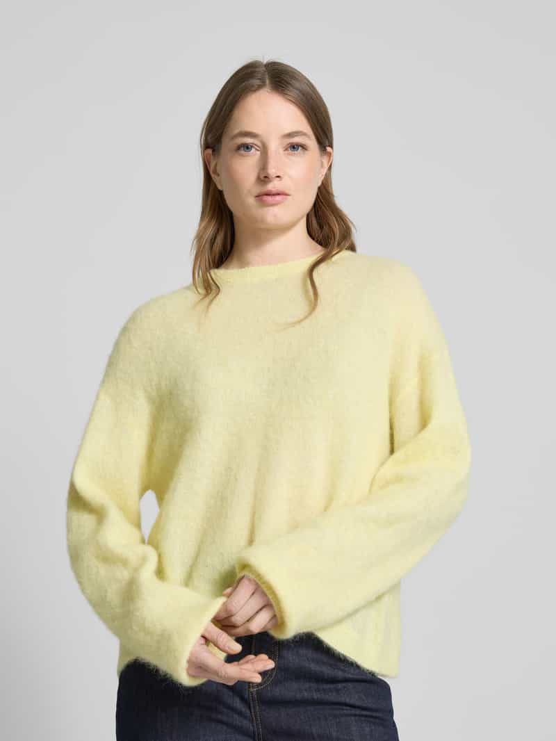 American vintage Oversized wollen pullover met ronde hals model 'NENYBAY'