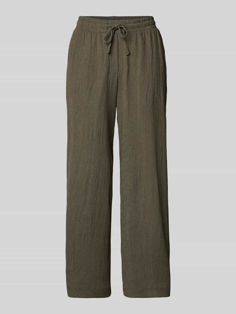 Opus Stoffen broek met elastische band model 'Mileni'