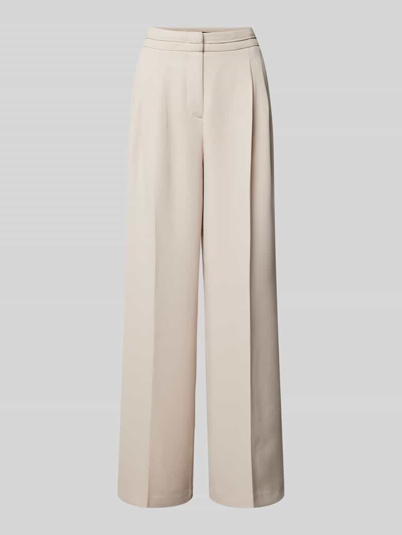 MORE & MORE Straight leg stoffen broek met elastische band