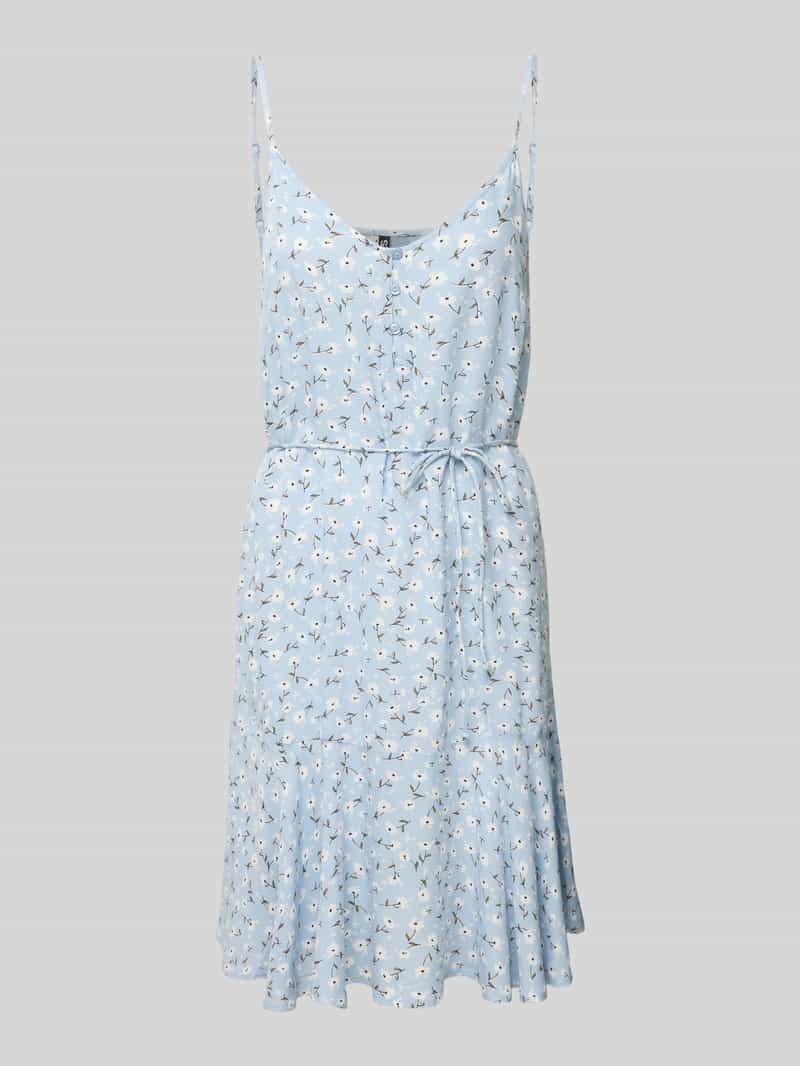 Pieces Getailleerde mini-jurk met tailleband model 'NYA'