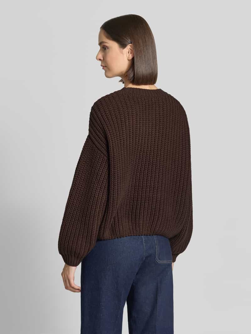 Apricot relaxed fit gebreide pullover van katoenmix