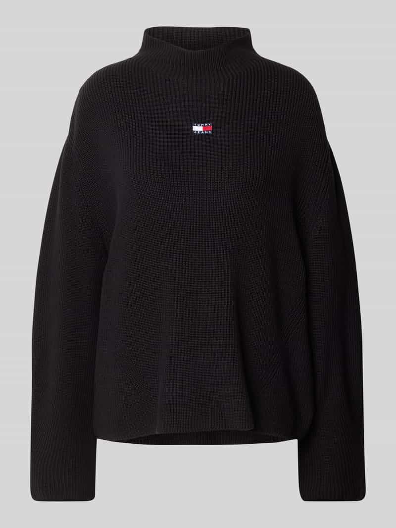 TOMMY JEANS Trui met staande kraag TJW MOCKNECK BADGE SWEATER