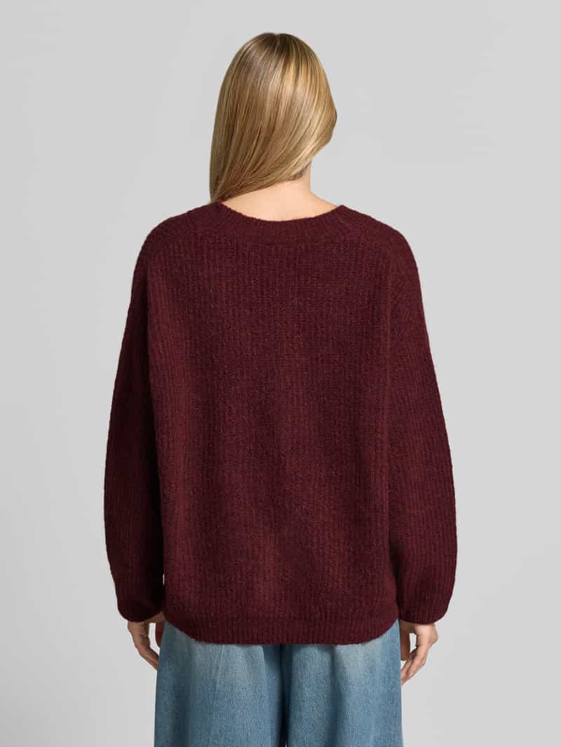 American vintage Oversized cardigan met alpaca-aandeel model 'East'