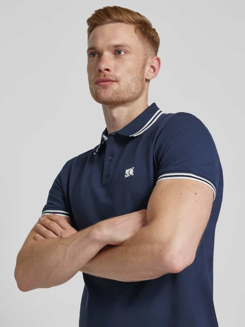 s.Oliver RED LABEL Poloshirt met labelprint