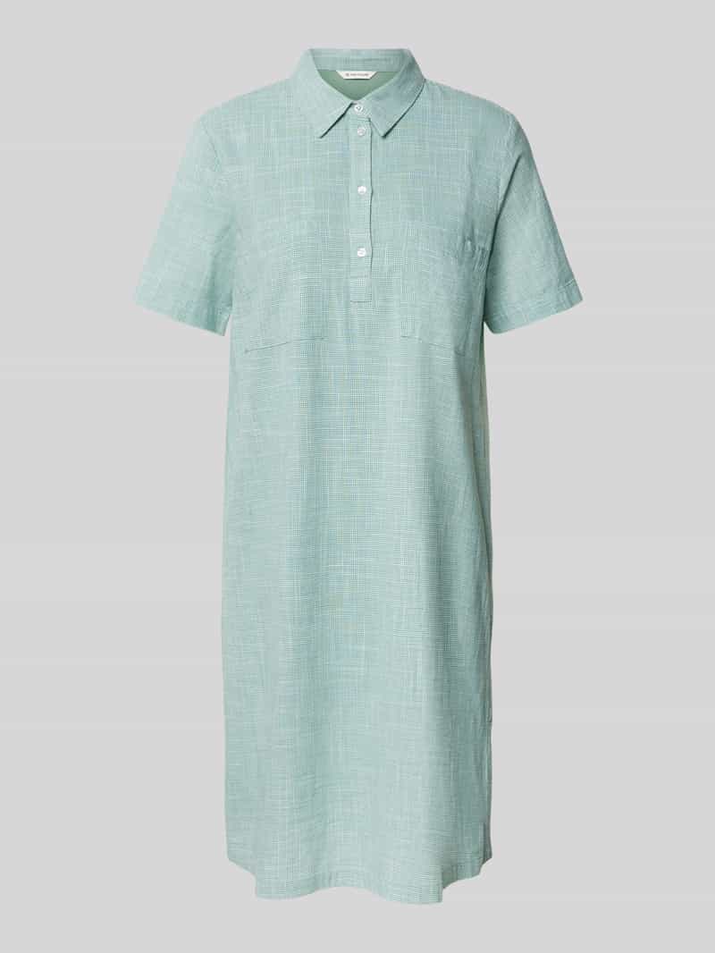 Tom Tailor Regular fit blousejurk van puur katoen
