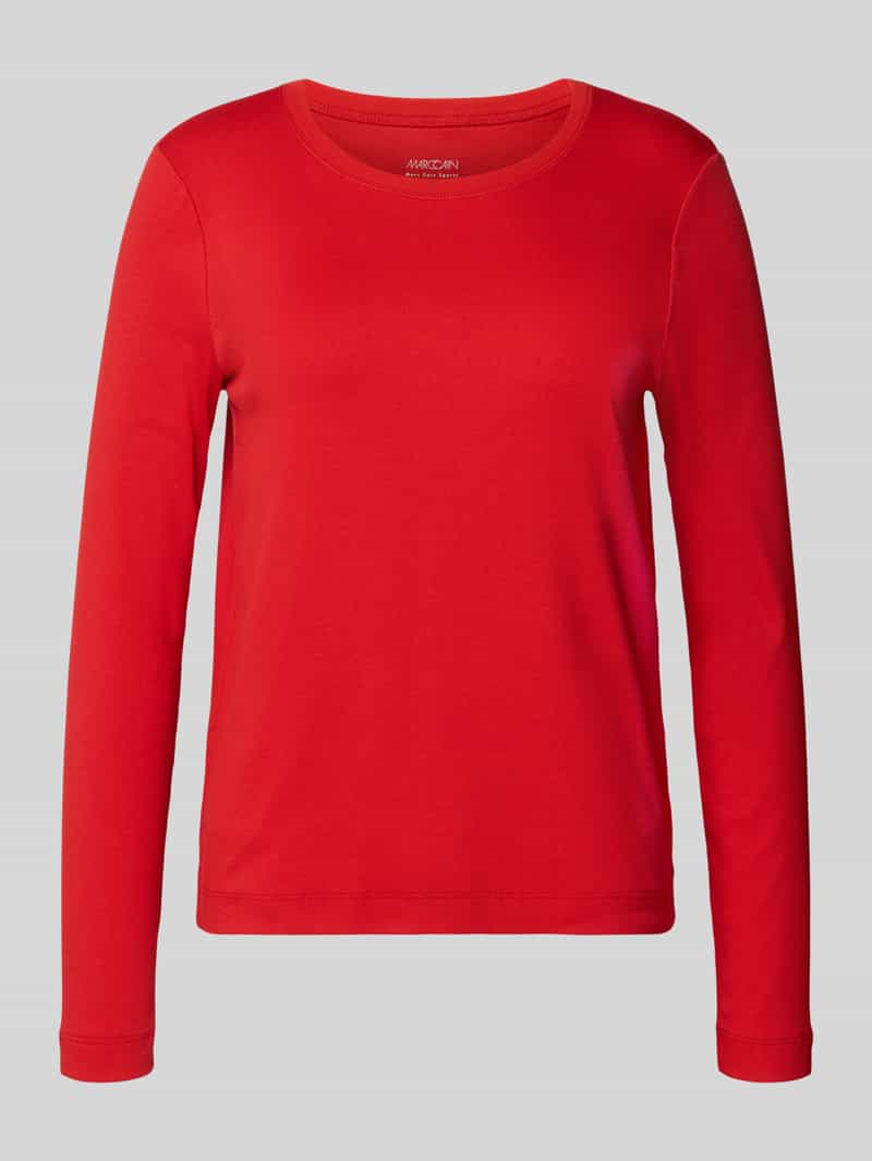 Marc Cain Shirt met lange mouwen van katoenmix