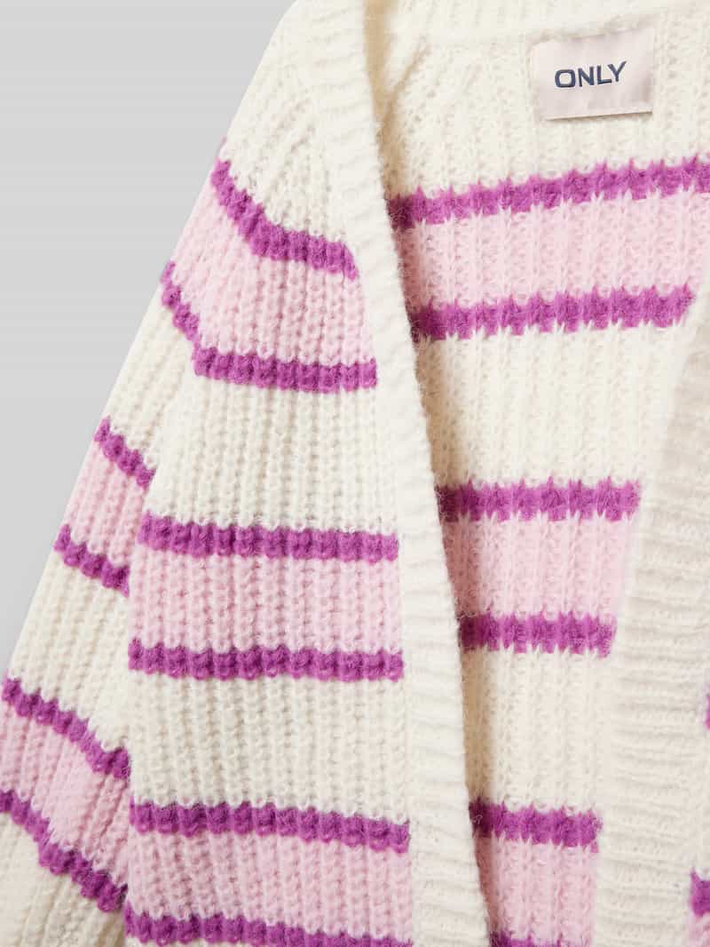 Only Comfort fit gebreid jack met grof tricot model 'NORDIC'