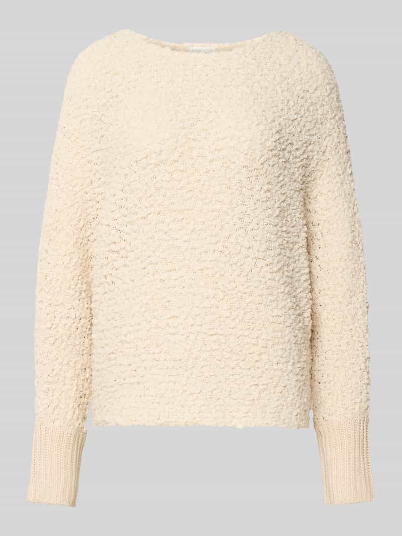 Apricot Gebreide pullover met ronde hals