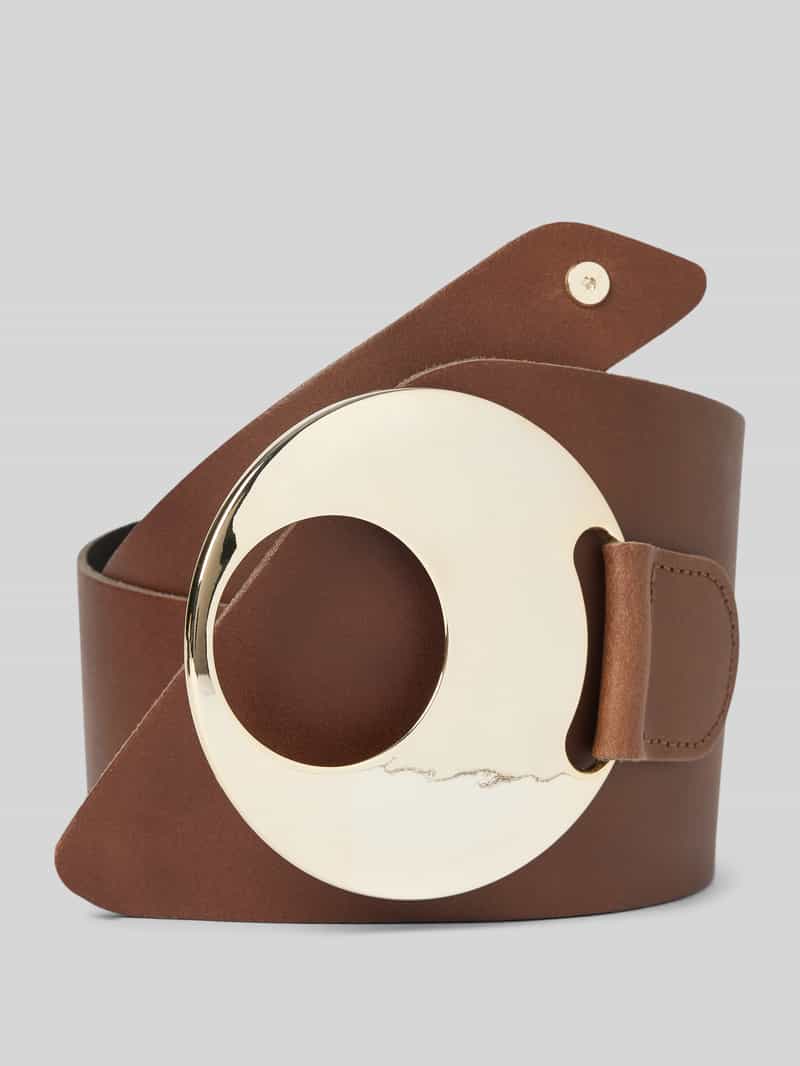 Vanzetti Leren riem In asymmetrisch model