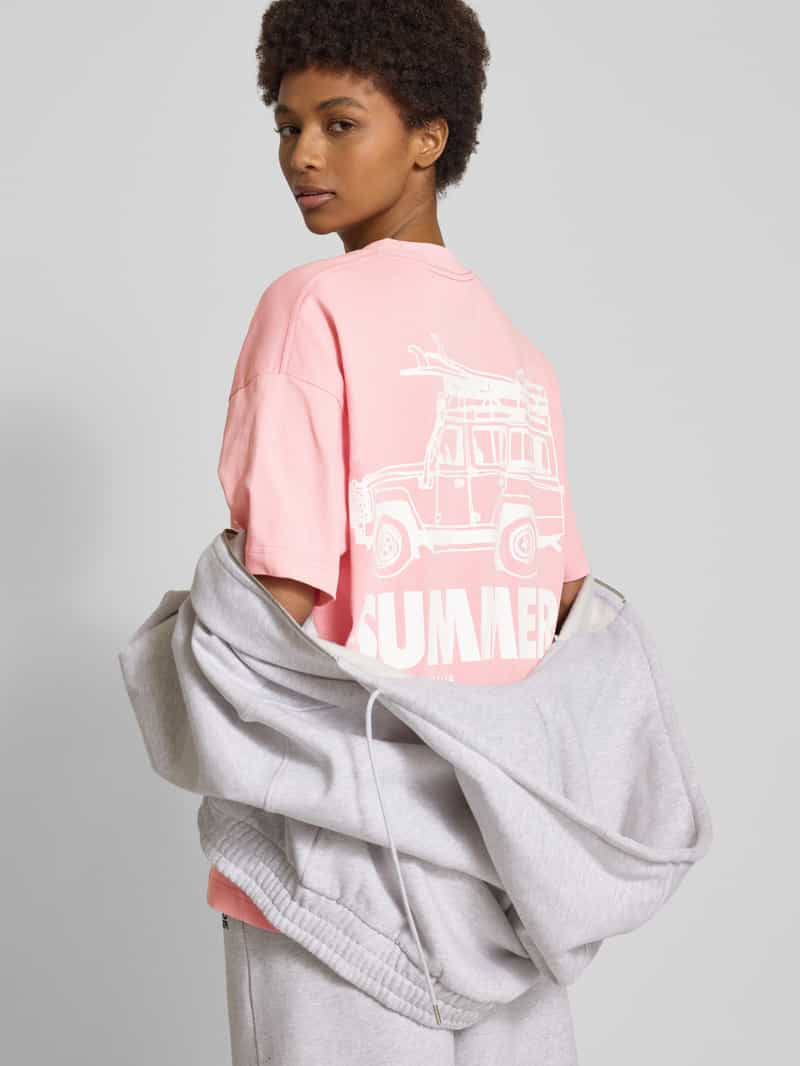 ANOTHER COTTON LAB Oversized T-shirt met labelprint