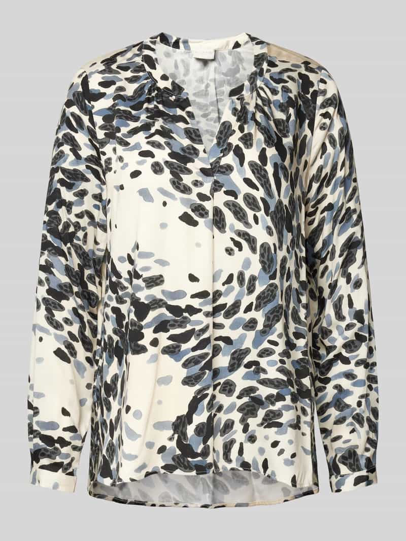 milano italy Regular fit blouse met V-hals