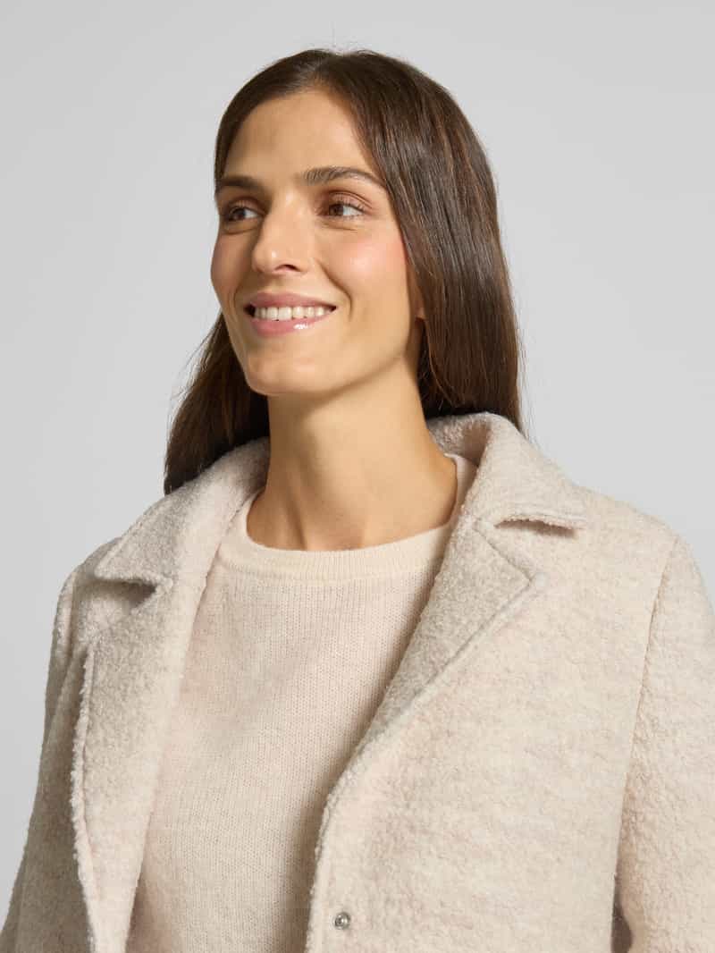 s.Oliver RED LABEL Regular fit lange jas met wol