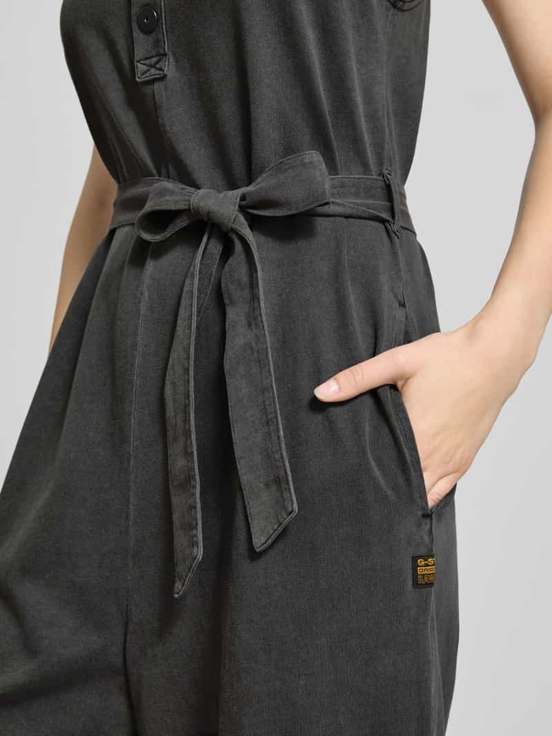 G-Star Raw Jumpsuit met strikceintuur