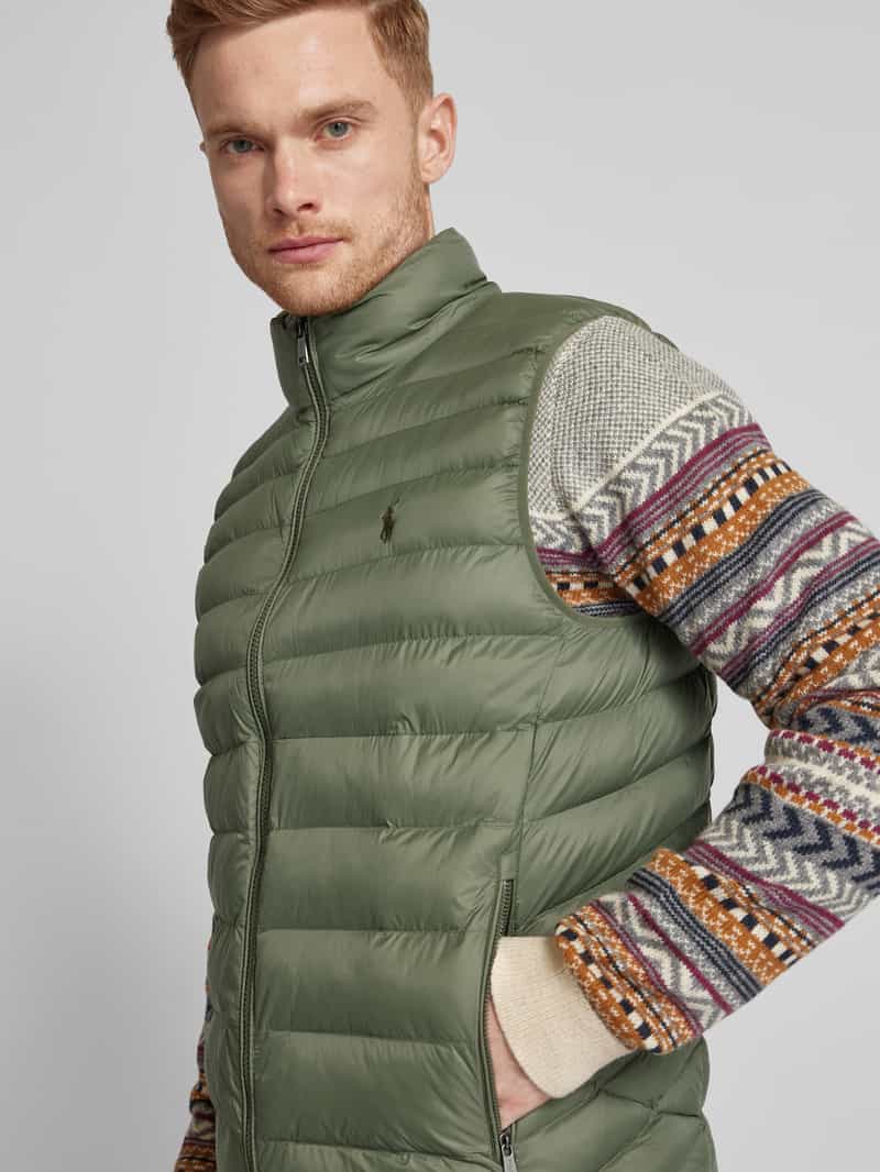 Polo Ralph Lauren Gilet met opstaande kraag model 'TERRA'