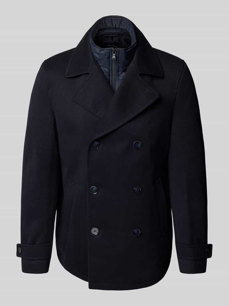 MCNEAL Lange jas in dubbele-laagjeslook