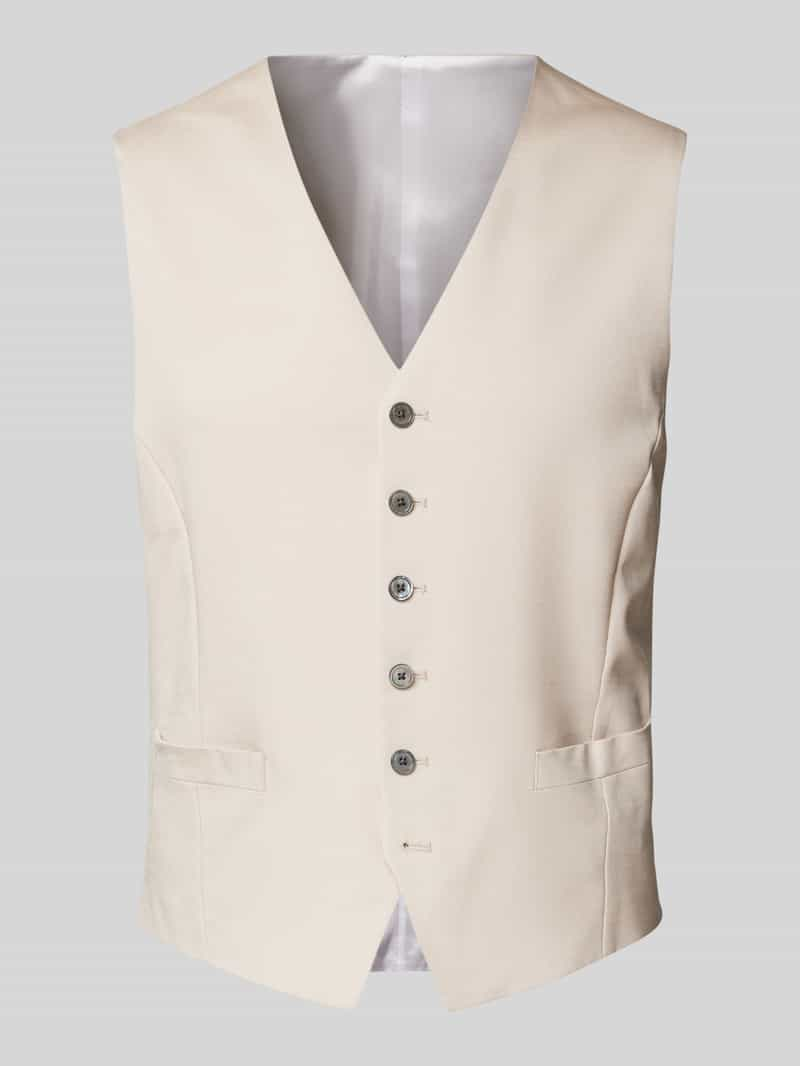 JOOP! Collection Gilet van pure viscose met knoopsluiting