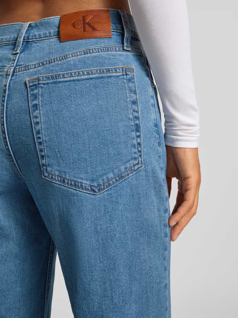 Calvin Klein Jeans Ultra high wide leg jeans in destroyed-look