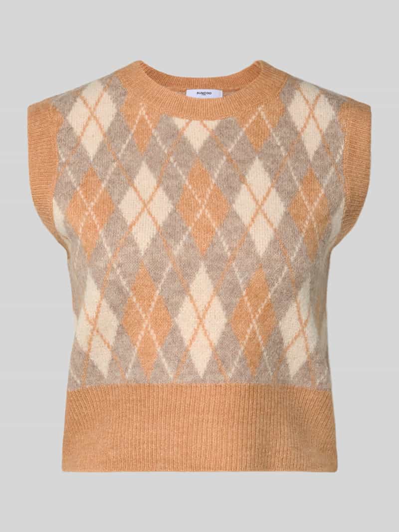 SUNCOO PARIS Gilet met ronde hals model 'PHILO'