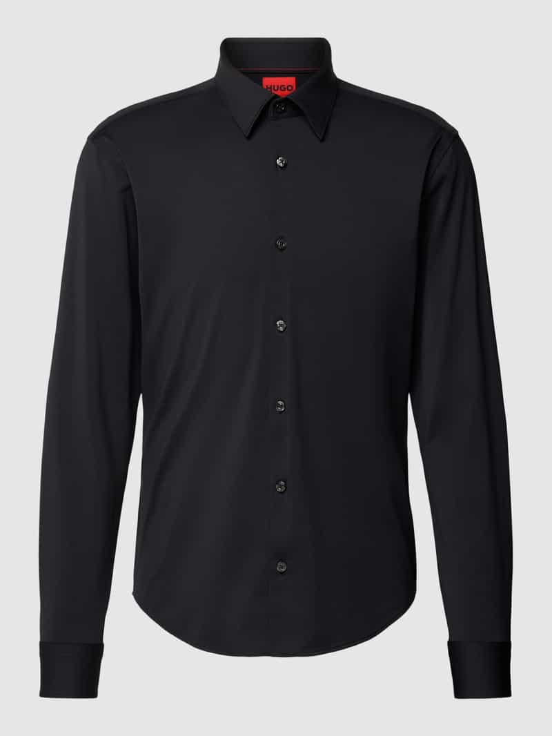 HUGO Zakelijk overhemd met kentkraag model 'Ermo'