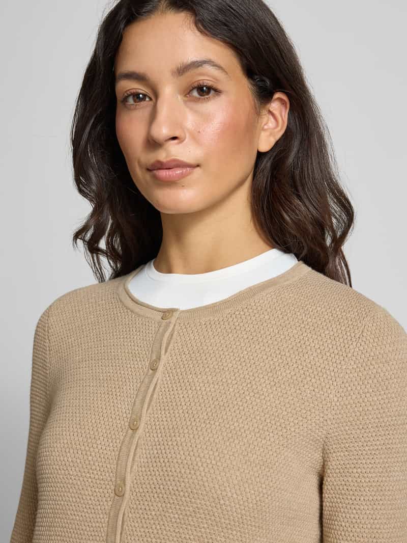 Christian Berg Woman Gebreide cardigan met structuurmotief