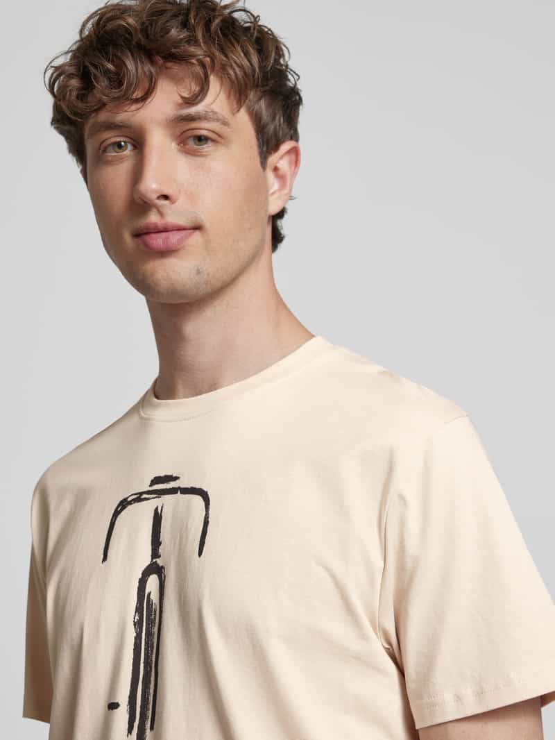 Dedicated T-shirt met ronde hals model 'Bike Front'