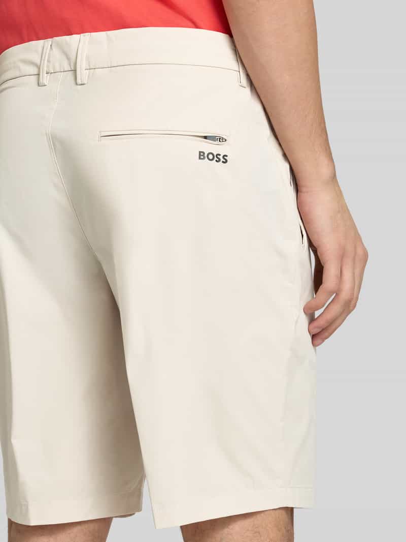 BOSS Green Korte broek met achterzak model 'Speedflex'