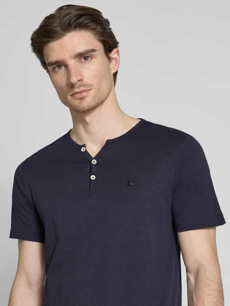 Lerros T-shirt met serafinohals
