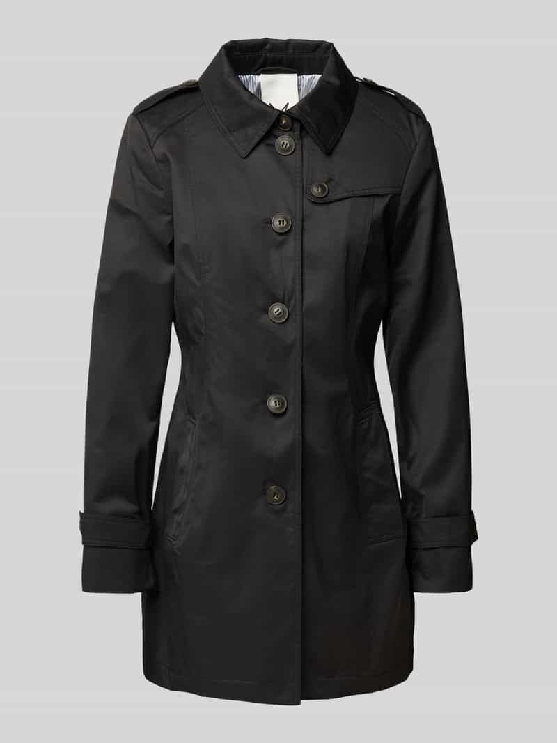Fuchs Schmitt Trenchcoat met strookzakken