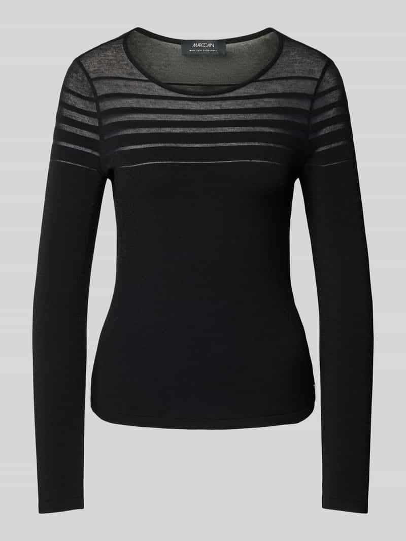 Marc Cain Gebreide pullover met ronde hals