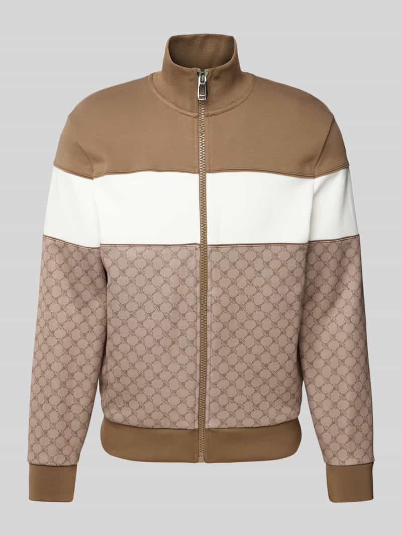 JOOP! Collection Sweatjack met opstaande kraag model 'Basilio'