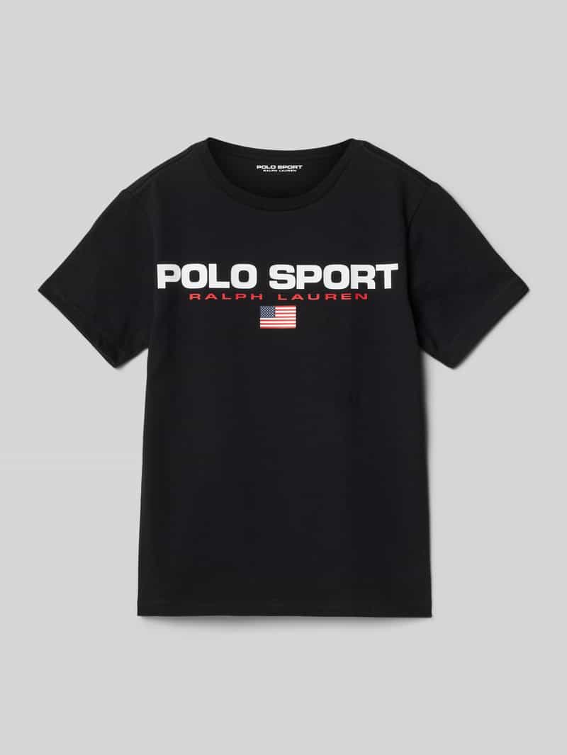 Polo Sport T-shirt met labelprint