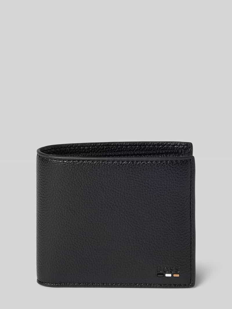 Boss Portemonnee met labeldetail model 'Ray'