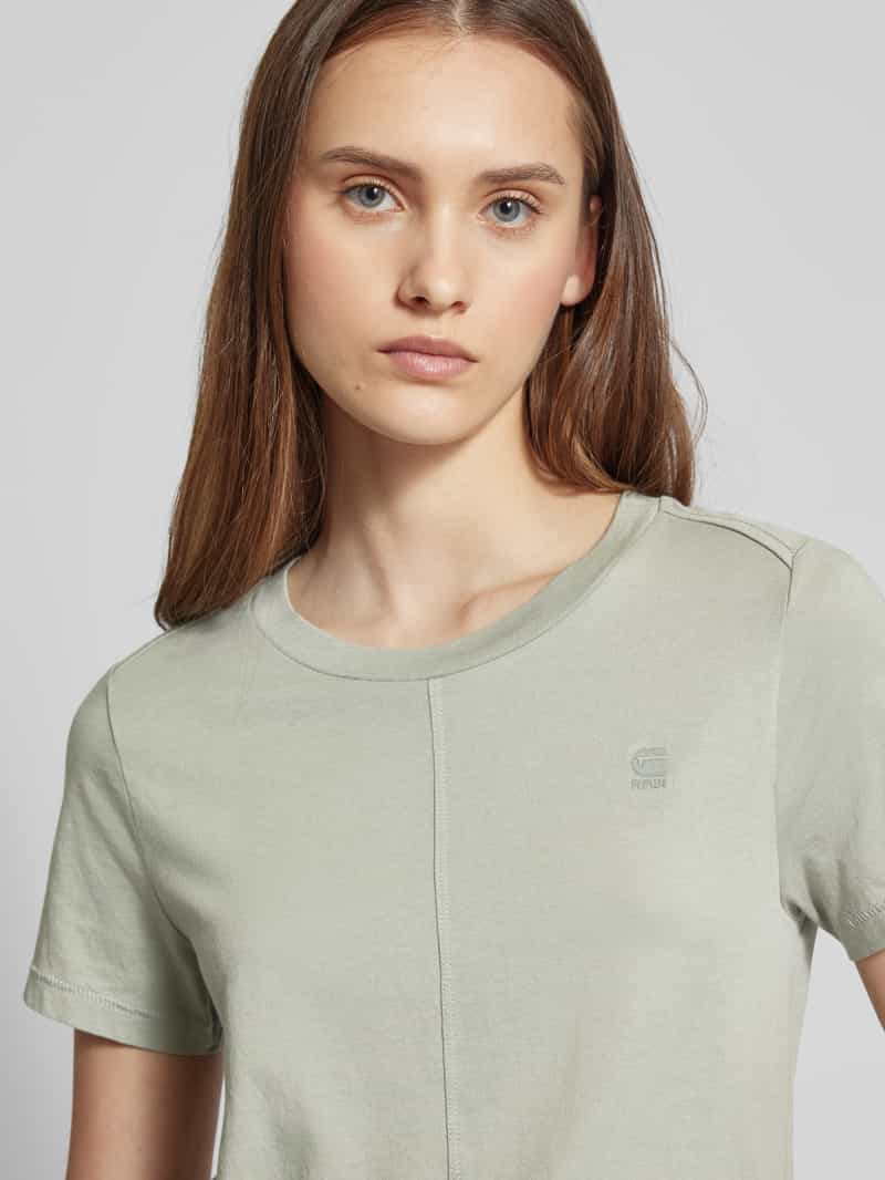 G-Star Raw T-shirt met labeldetails model 'Front seam
