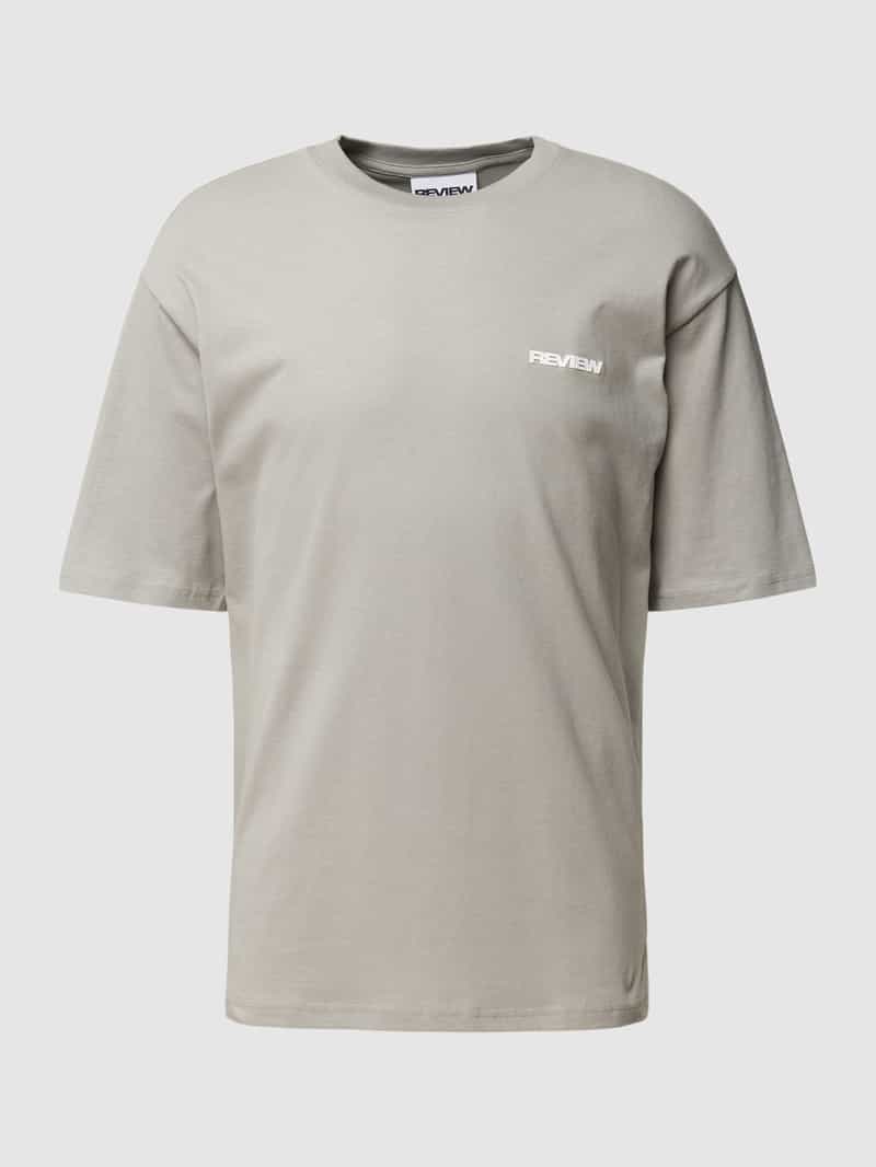 T-shirt met logoprint REVIEW