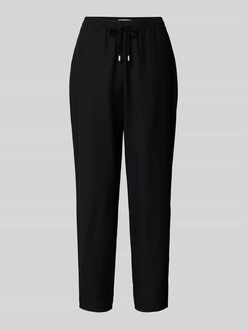 Christian Berg Woman Tapered fit stoffen broek met steekzakken
