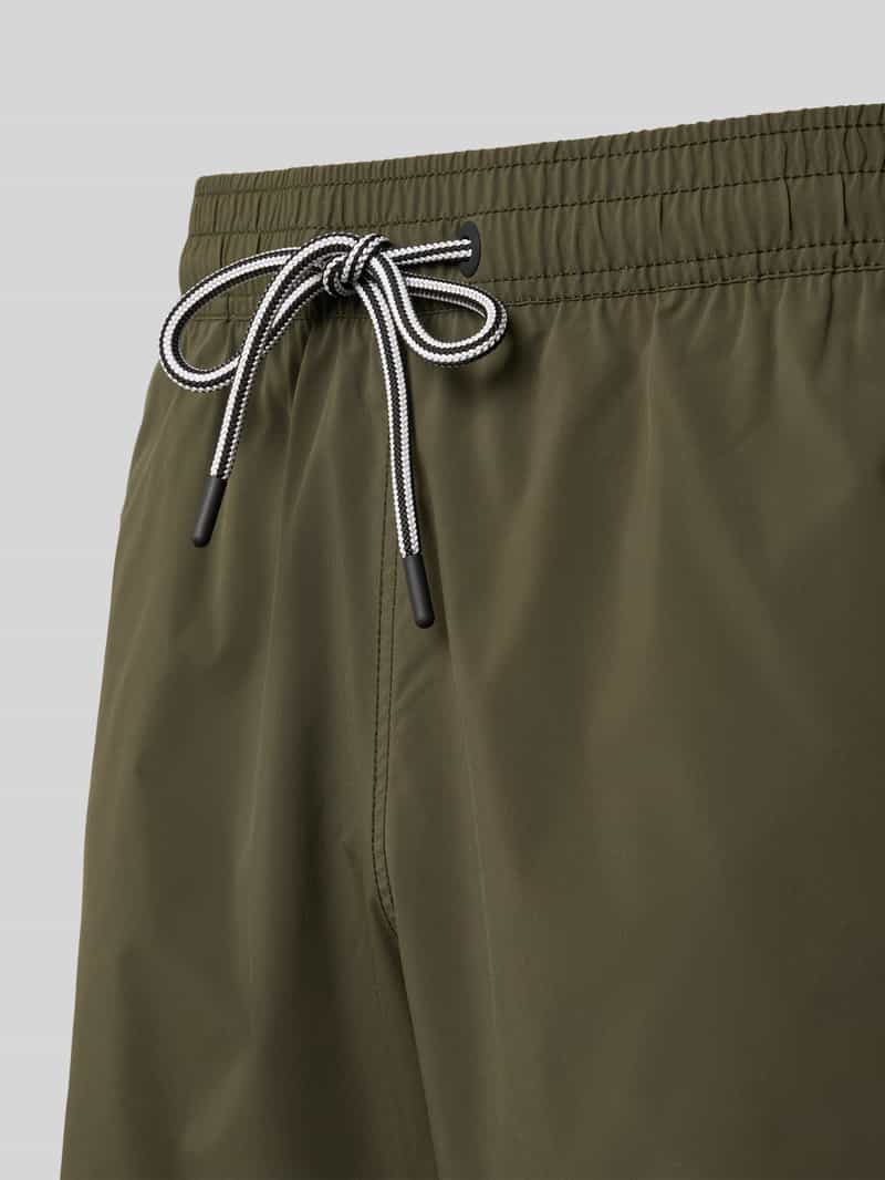 Fire + Ice Korte regular fit broek met labelpatch model 'NELSON'