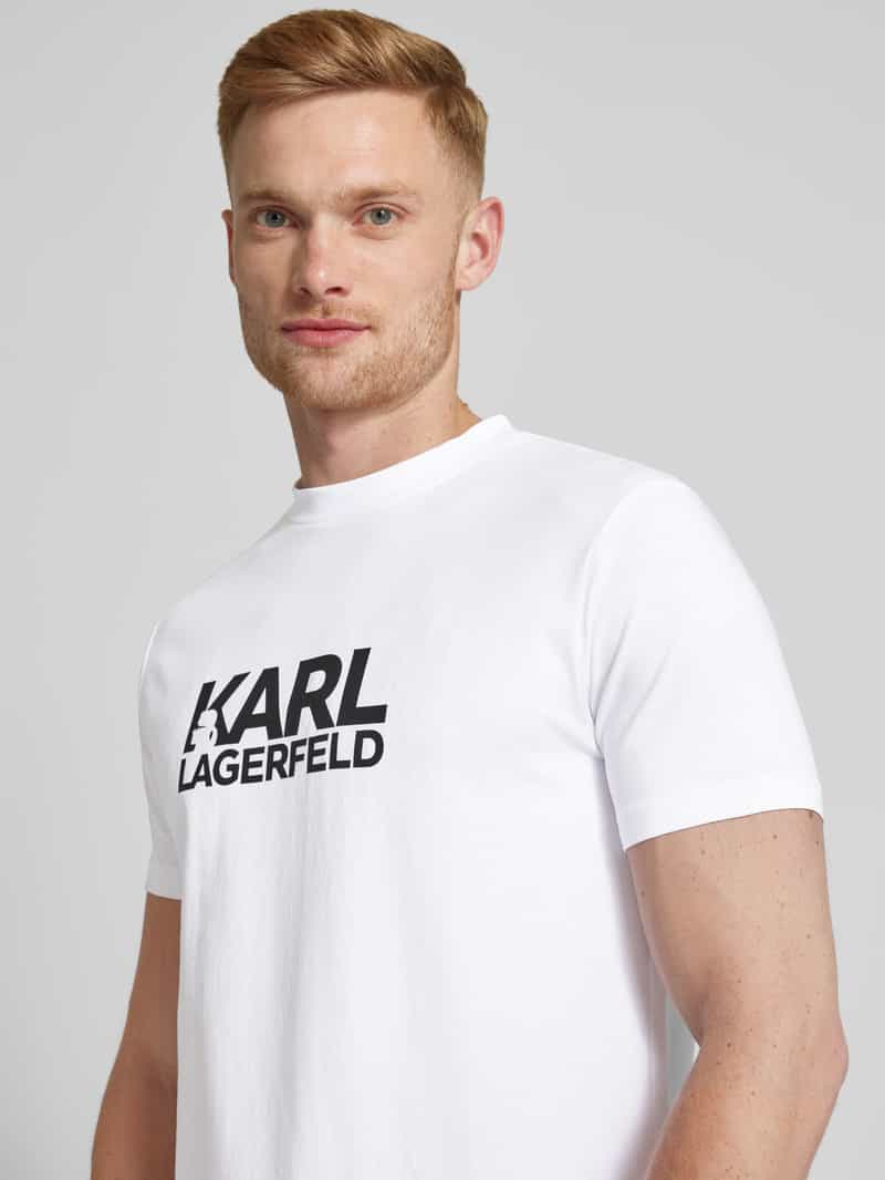 Karl Lagerfeld T-shirt met labelprint